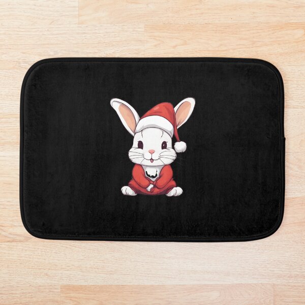 Aperçu de l'œuvre Mignon Père Noël Lapin créée et vendue par DavidPrintCraft.