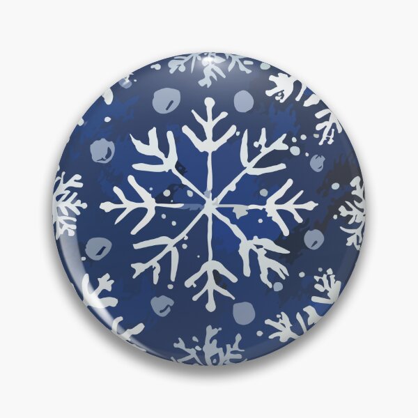 Item preview, Blue and White Christmas Snowflakes Pattern designed and sold by Blue-Banana.