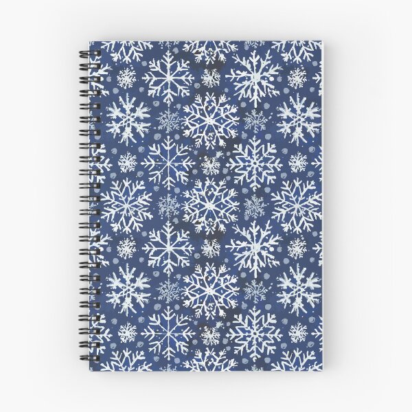 Item preview, Blue and White Christmas Snowflakes Pattern designed and sold by Blue-Banana.