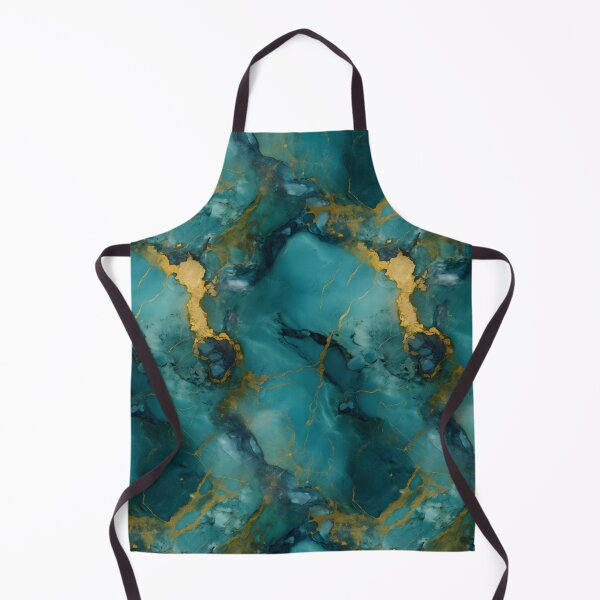 Item preview, Blue and Gold Seamless Repeating Marble Pattern designed and sold by PeteRascal.