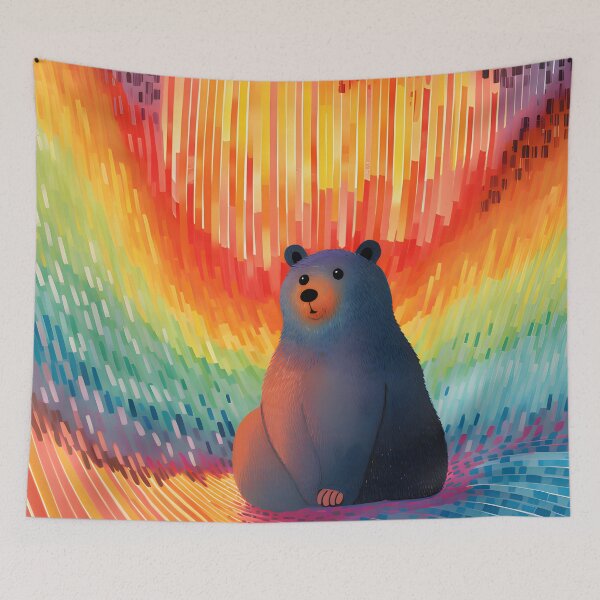 Item preview, Baby Bear Sunbeam's Day designed and sold by SilverlynDraws.