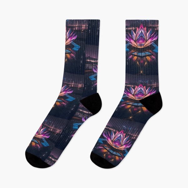 Item preview, Neon Lotus designed and sold by AI-Only Creations.