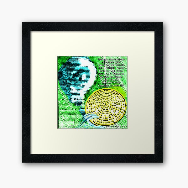 Crabwood Crop Circle Framed Art Print