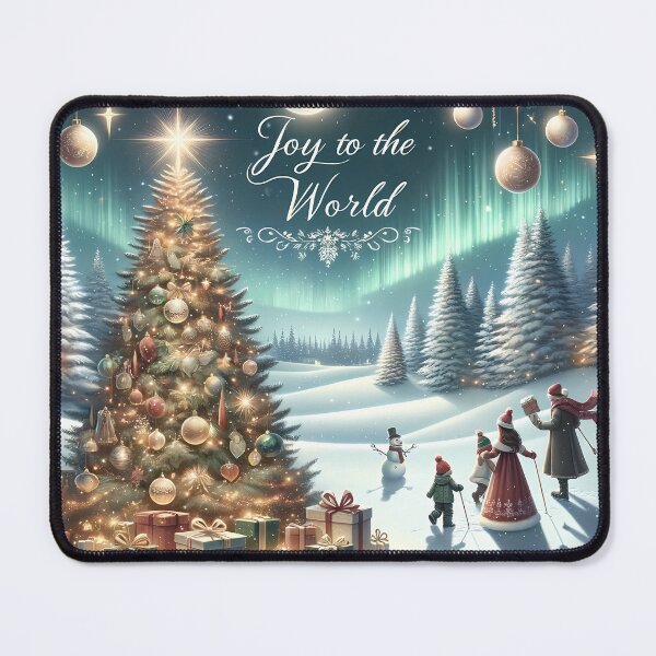 Item preview, Yuletide Harmony: Northern Lights and Festive Delights designed and sold by DapperDanForge.