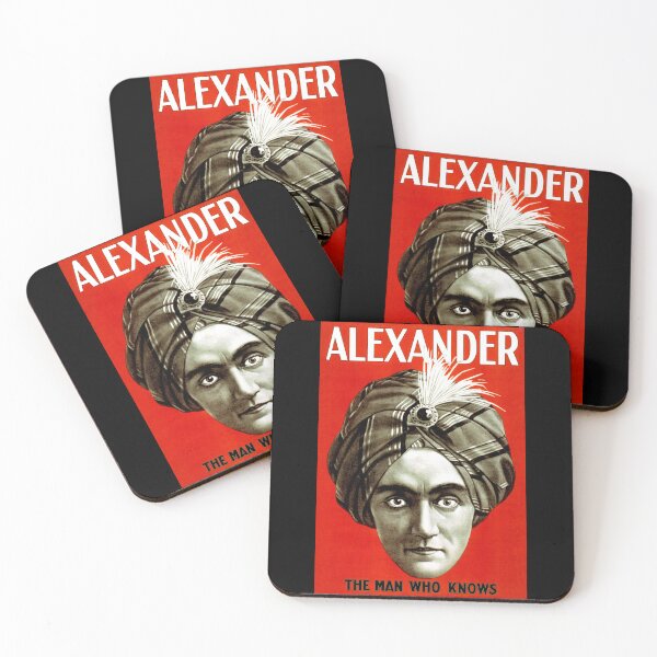 Item preview, Alexander, The Man Who Knows 1920 Magician designed and sold by RocketshipRetro.