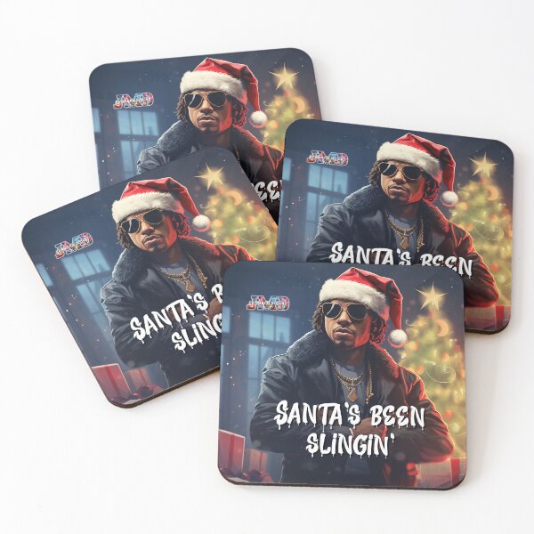 Item preview, Gangster Christmas "Santa's Been Slingin'" 3 of 8 designed and sold by Jenson Major.