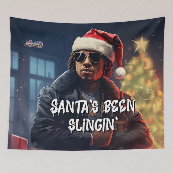 Item preview, Gangster Christmas "Santa's Been Slingin'" 3 of 8 designed and sold by Jenson Major.