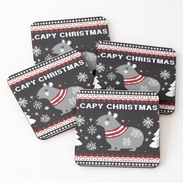 Item preview, Capybara ugly christmas sweater designed and sold by DigitalArtAJP.