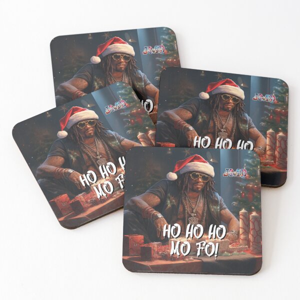Item preview, Gangster Christmas "Ho ho ho Mo Fo" 4 of 8 designed and sold by Jenson Major.