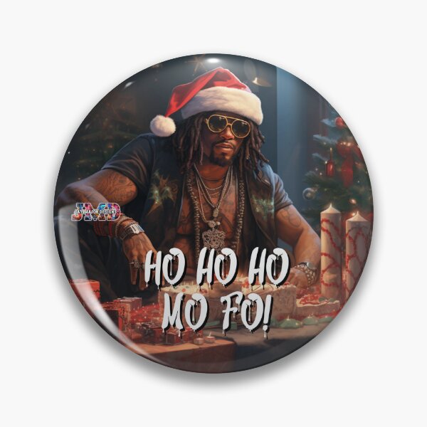 Artikelvorschau, Gangster-Weihnachten „Ho ho ho Mo Fo“ 4 von 8 entworfen und verkauft von Jenson Major.
