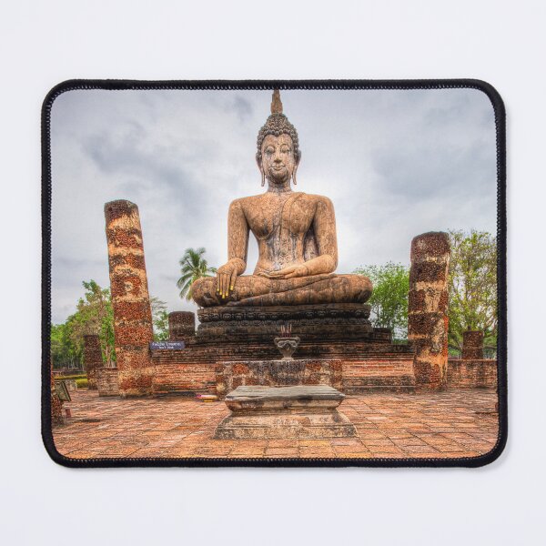 Item preview, Buddha Statue Wat Mahathat Ayutthaya Thailand designed and sold by AJEvans.