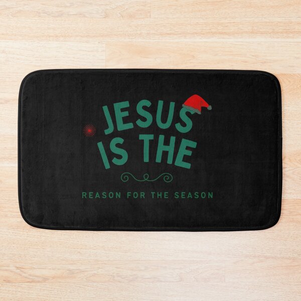 Item preview, Jesus is the reason for the season- christmas Sticker designed and sold by Faithandpattern.