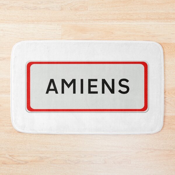 Item preview, Road sign city name for the French city of Amiens designed and sold by funkyworm.