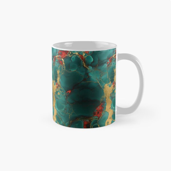 Item preview, Blue, Red and Gold Seamless Repeating Marble Pattern designed and sold by PeteRascal.