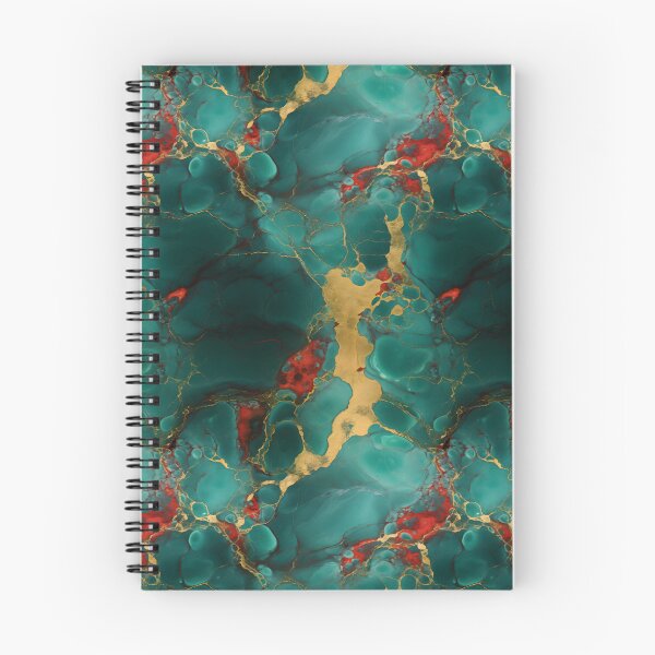 Item preview, Blue, Red and Gold Seamless Repeating Marble Pattern designed and sold by PeteRascal.