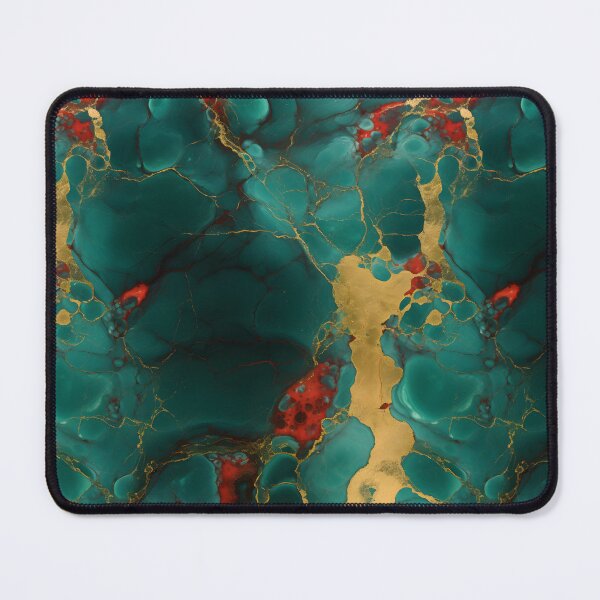 Item preview, Blue, Red and Gold Seamless Repeating Marble Pattern designed and sold by PeteRascal.