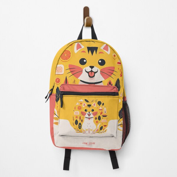 Item preview, Cheerful Gastronomic Feline - Chic Chat Créations Ref.002 designed and sold by ChicChat.