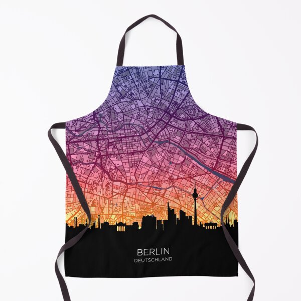 Item preview, Berlin Skyline Map designed and sold by ArtPrints.