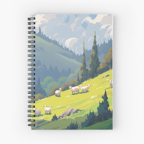 Artikelvorschau, Anime-Pixelkunst von Sheep Field 3 – locker entworfen und verkauft von octoboobs.