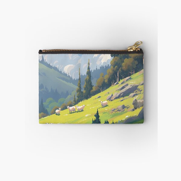 Item preview, Anime pixel art of Sheep field 3- Easy going designed and sold by octoboobs.