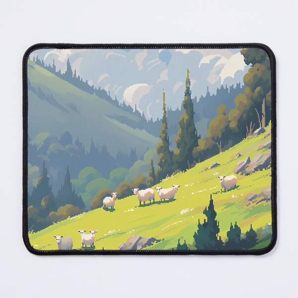 Artikelvorschau, Anime-Pixelkunst von Sheep Field 3 – locker entworfen und verkauft von octoboobs.