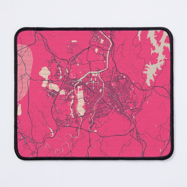 Item preview, Daejeon City Map of South Korea - Blossom designed and sold by deMAP.