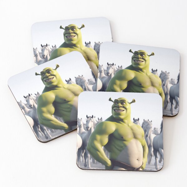 Item preview, Shrek happy with horses designed and sold by atikus.