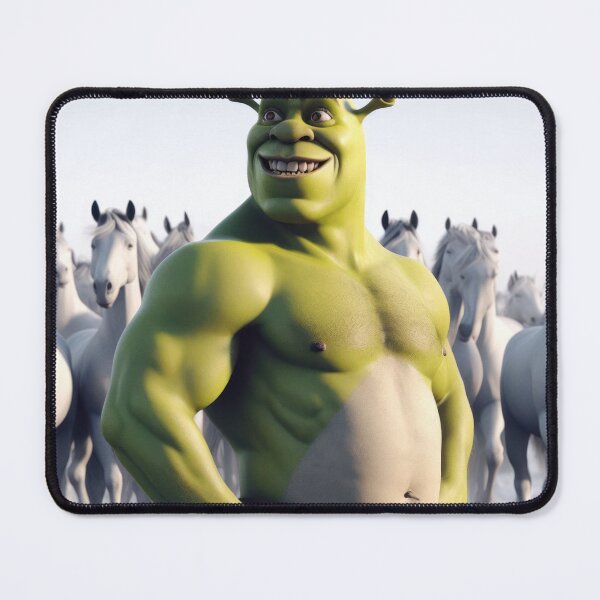 Item preview, Shrek happy with horses designed and sold by atikus.