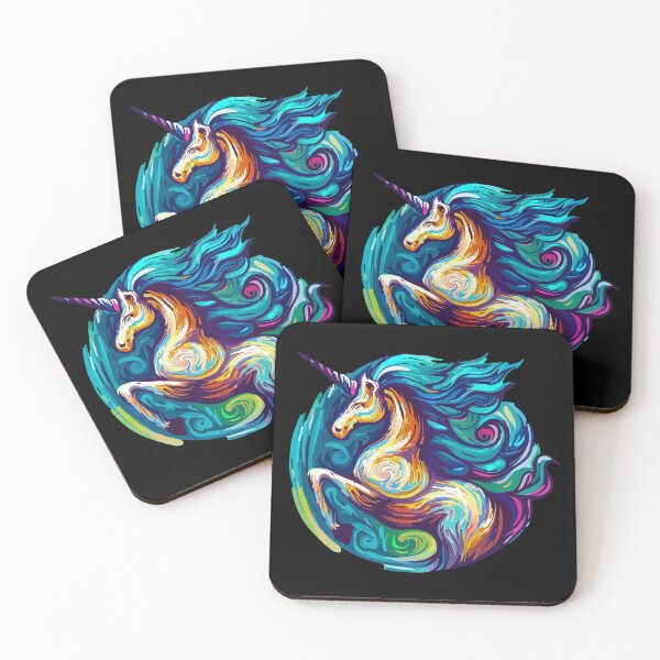 Item preview, Brushstrokes of Fantasy: A Captivating Style Unicorn designed and sold by Colorful Dreams.