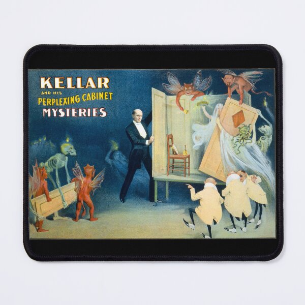Item preview, Kellar + His Perplexing Cabinet Mysteries 1894 Magician designed and sold by RocketshipRetro.