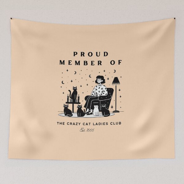Item preview, Cat lady (black) designed and sold by pepinodemarst.