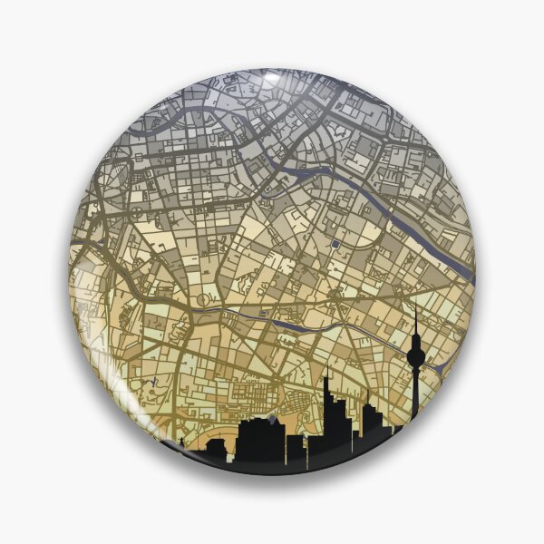 Item preview, Berlin Skyline Map designed and sold by ArtPrints.