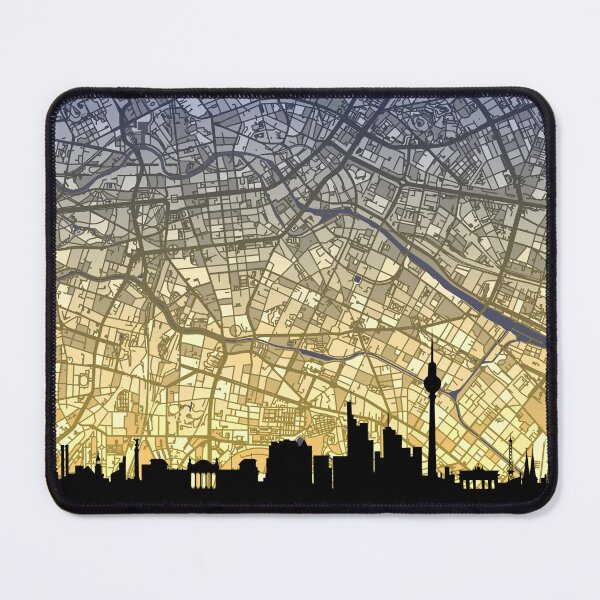 Item preview, Berlin Skyline Map designed and sold by ArtPrints.