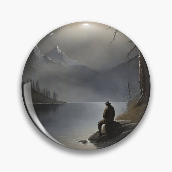 Item preview, Enigmatic Wilderness Watercolor - Solitude-Inspired T-shirt by Bierstadt designed and sold by zax454.