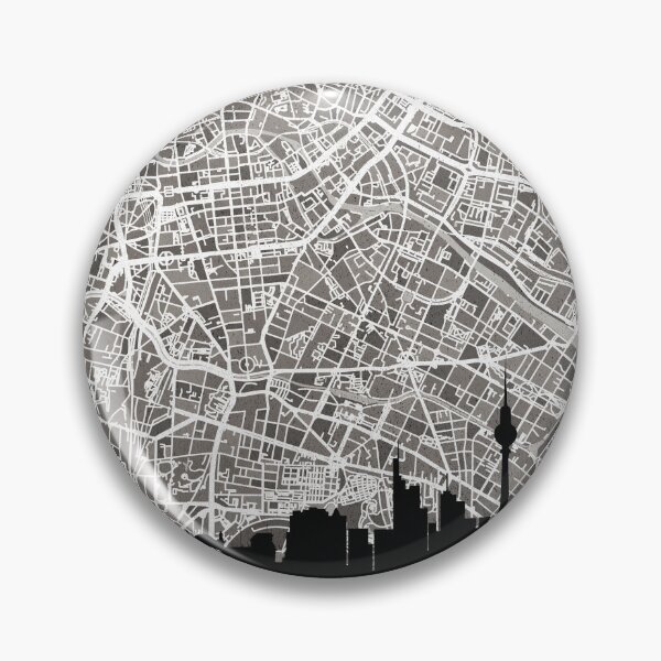 Item preview, Berlin Skyline Map designed and sold by ArtPrints.