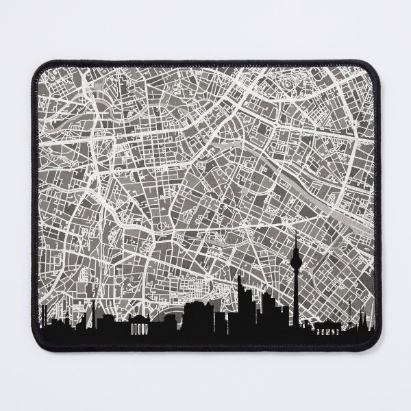 Item preview, Berlin Skyline Map designed and sold by ArtPrints.