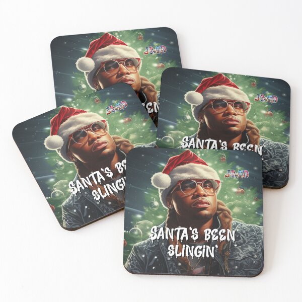 Item preview, Gangster Christmas "Santa's Been Slingin'" 4 of 8 designed and sold by Jenson Major.