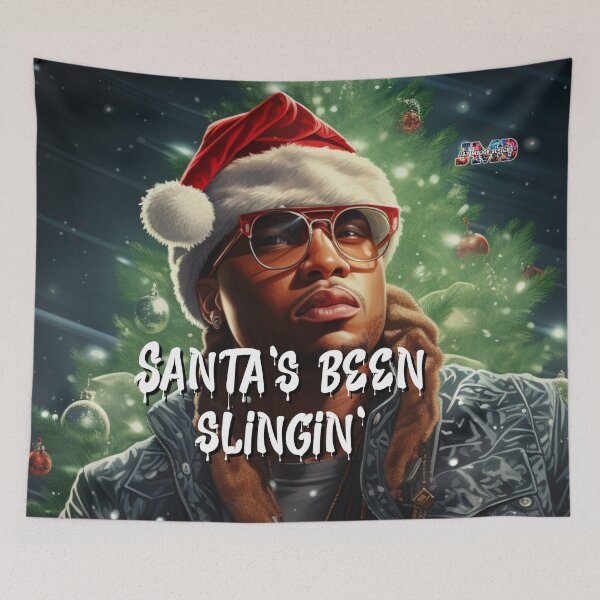 Item preview, Gangster Christmas "Santa's Been Slingin'" 4 of 8 designed and sold by Jenson Major.
