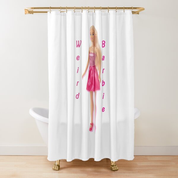 Barbie discount shower curtain