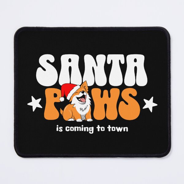 Item preview, Funny Quote Christmas Corgi Santa Paws. Corgi Lovers. designed and sold by Trendelicious.