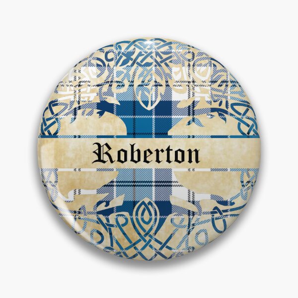 Item preview, Roberton Tree of Life Clan Scottish Surname tartan designed and sold by BagTown Clans.