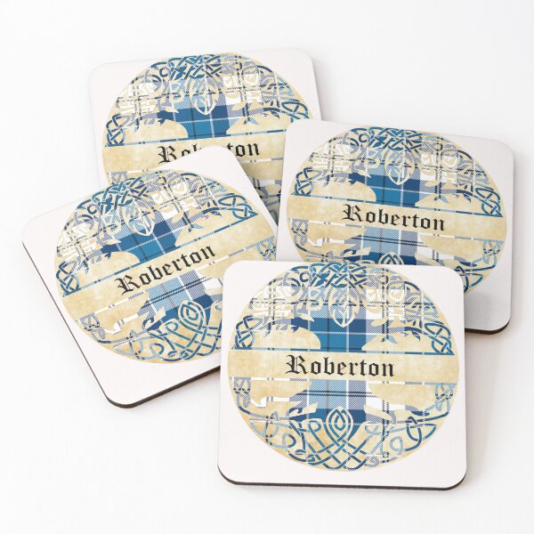 Artikelvorschau, Roberton Tree of Life Clan schottischer Nachname Tartan entworfen und verkauft von BagTown Clans.
