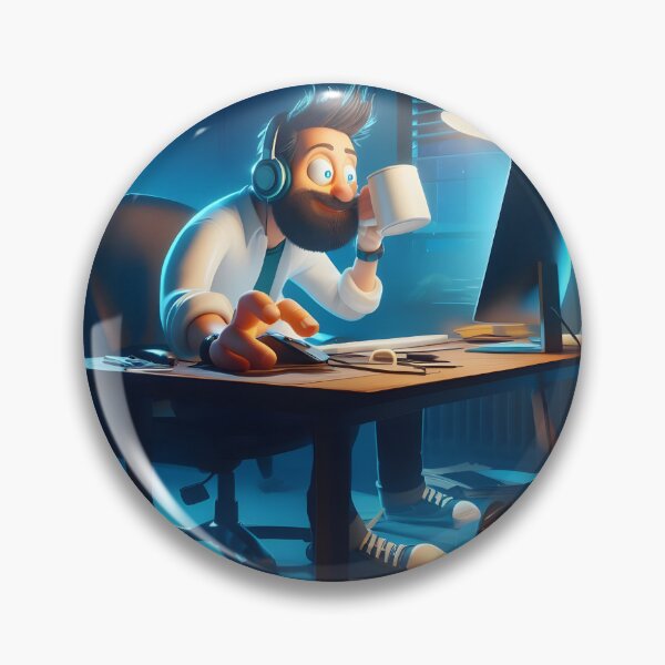 Item preview, Cybersecurity Analyst Addicted to Coffee designed and sold by Tech Caos.