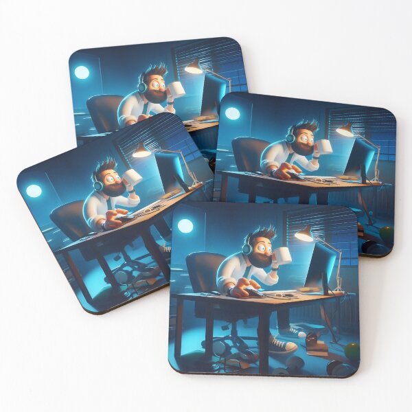 Item preview, Cybersecurity Analyst Addicted to Coffee designed and sold by Tech Caos.