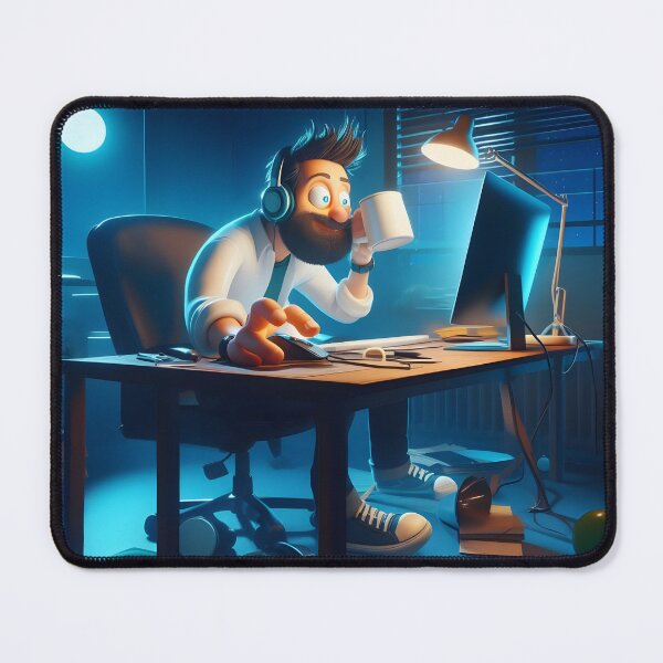 Item preview, Cybersecurity Analyst Addicted to Coffee designed and sold by Tech Caos.