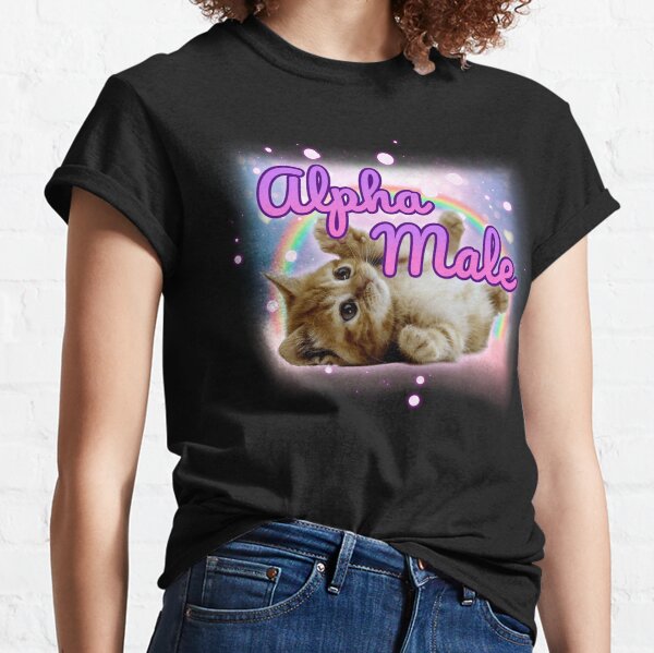 Alpha Male Cat Meme Classic T-Shirt