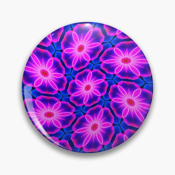 Item preview, Bright Pink Flower Patterns designed and sold by Patternflower.