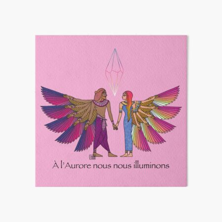 Aurora Couple Art Board Print