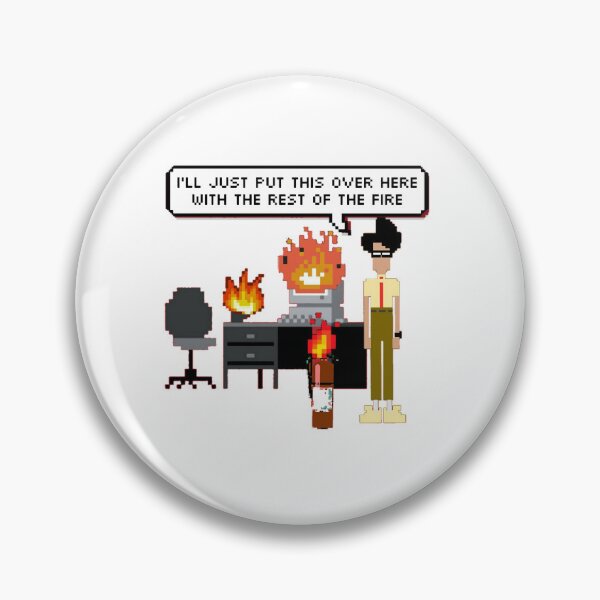 Item preview, I.T. Crowd- Fire 8-Bit designed and sold by MORGANSHOP23.