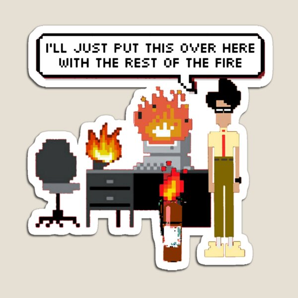 Item preview, I.T. Crowd- Fire 8-Bit designed and sold by MORGANSHOP23.